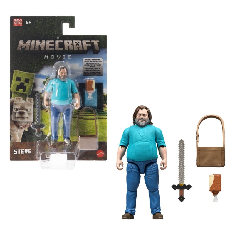 Minecraft, the Steve 10 cm action figure movie | 0194735304295