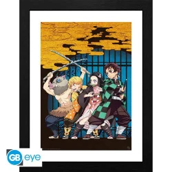 Demon Slayer: Kimetsu no Yaiba - Framed Poster "Key Art"