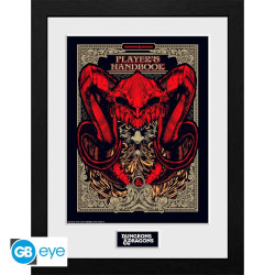 Dungeons & Dragons - Poster encadré "Manuel des Joueurs"