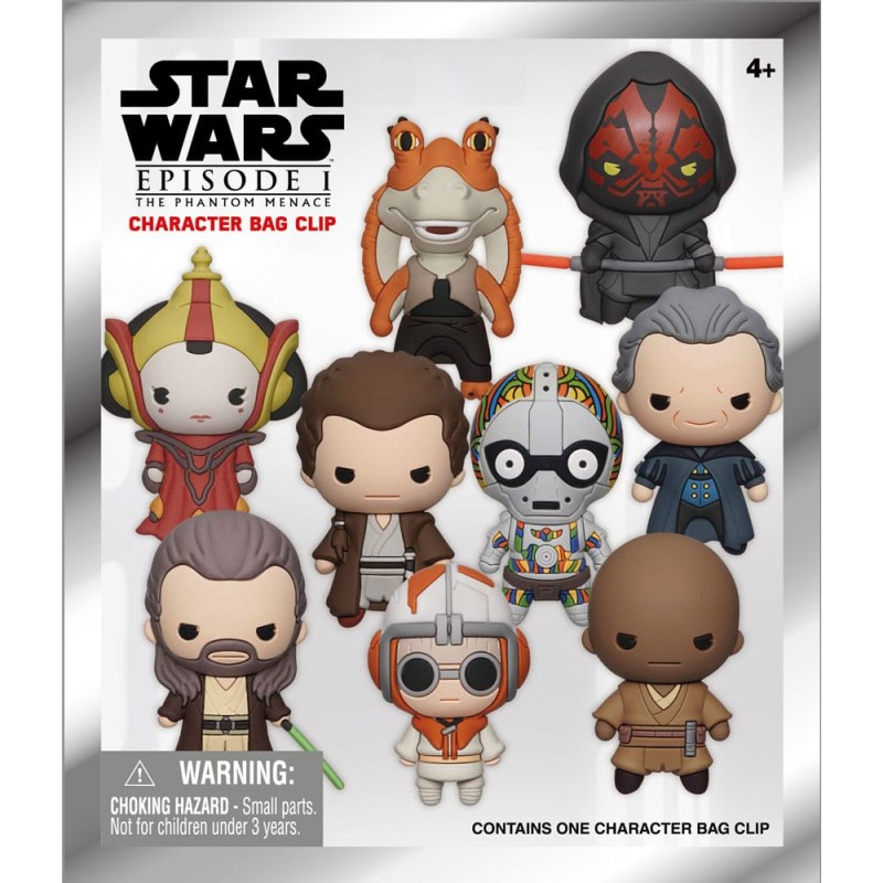 Star Wars The Phantom Menace présentoir porte-clés sac à dos 3D(24) | 0077764290459