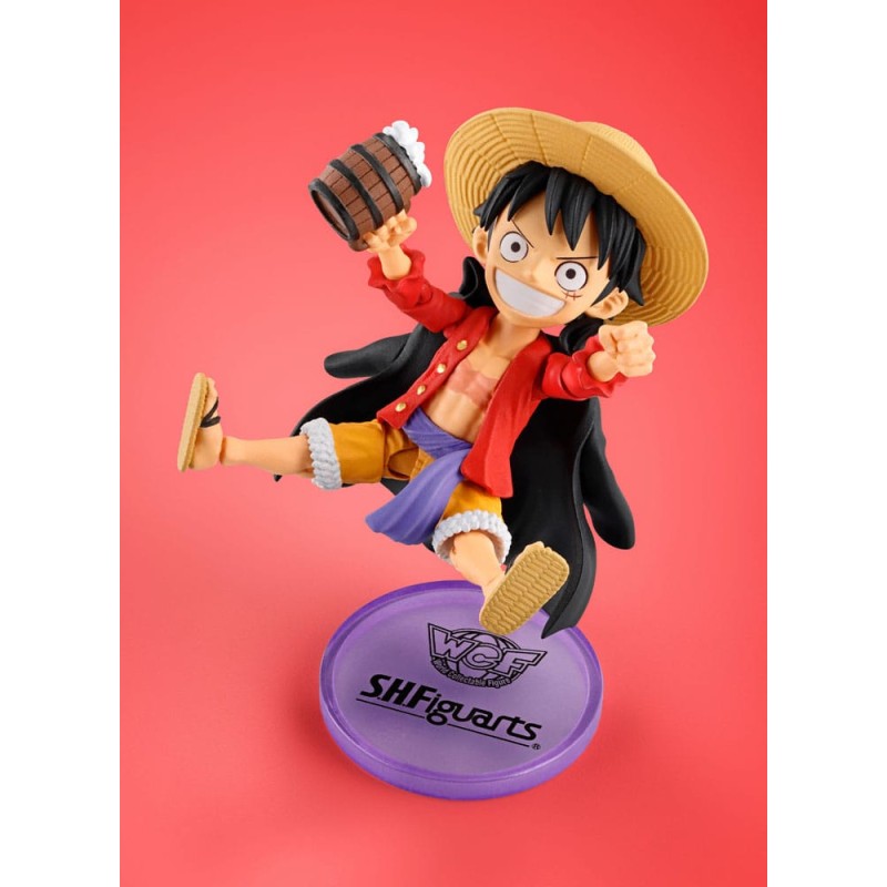 One Piece World Collactable Figures x S.H. Figuarts Monkey D. Luffy Figure 8 cm | 4573102668127