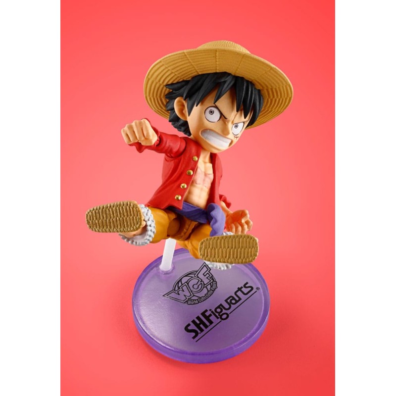 One Piece World Collactable Figures x S.H. Figuarts Monkey D. Luffy Figure 8 cm | 4573102668127