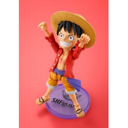 One Piece World Collactable Figures x S.H. Figuarts Monkey D. Luffy Figure 8 cm | 4573102668127