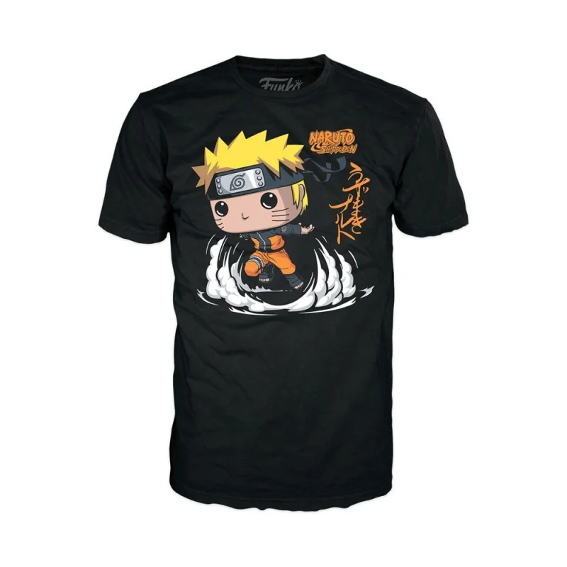 Naruto Funko POP! & Naruto Running Action Figure & T-Shirt Set | 