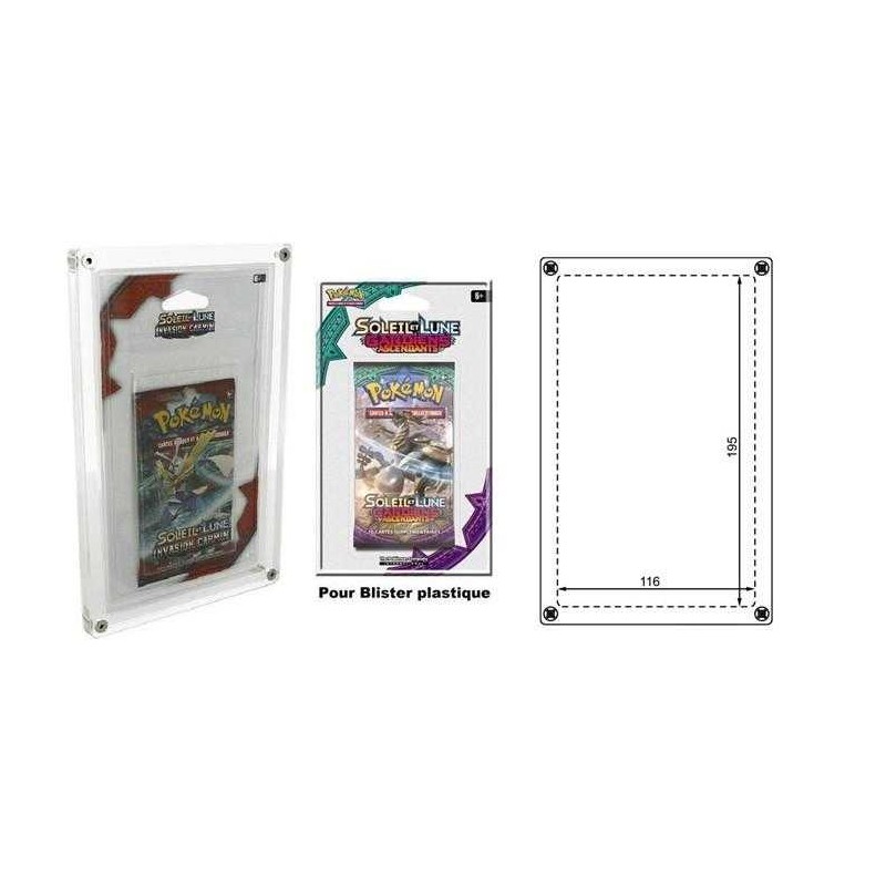 Protection Acrylique pour Blister Pokémon (Grand) | 