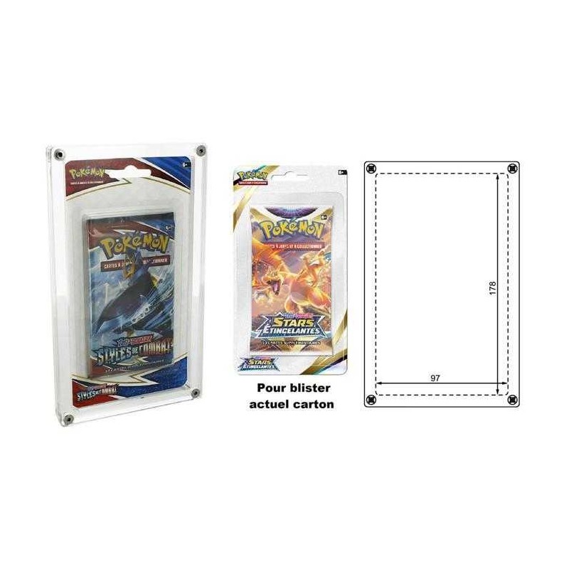 Protection Acrylique pour Blister Pokémon (Normal) | 