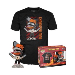 Kettingzaag Man POP! & Tee set Kettingzaag Man Springende Figuur en T-Shirt (L) | 0889698843133