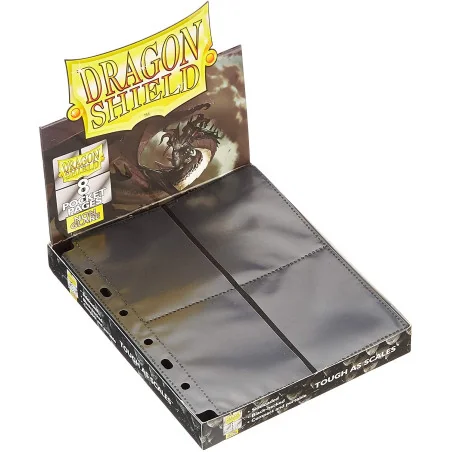 Marque : Dragon Shield
8-Pocket pages - Non-Glare (50 Pages)
Conçu pour les cartes de taille standard Side loading