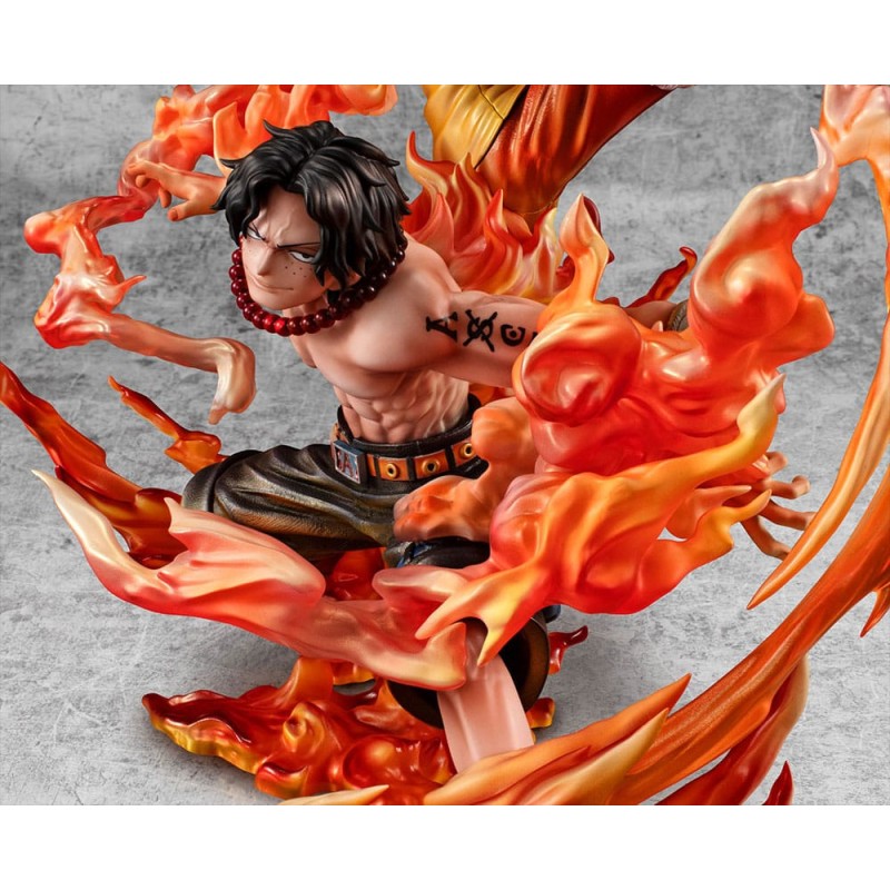 One Piece statuette PVC P.O.P. NEO-Maximum Luffy & Ace Bond between brothers 20th Limited Ver. 25 cm | 4535123716454