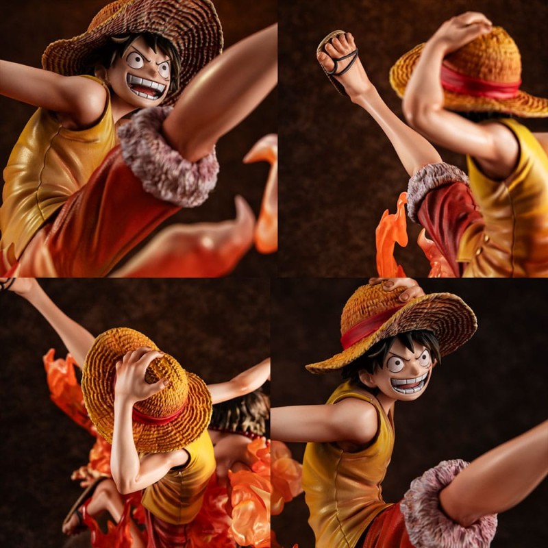One Piece statuette PVC P.O.P. NEO-Maximum Luffy & Ace Bond between brothers 20th Limited Ver. 25 cm | 4535123716454