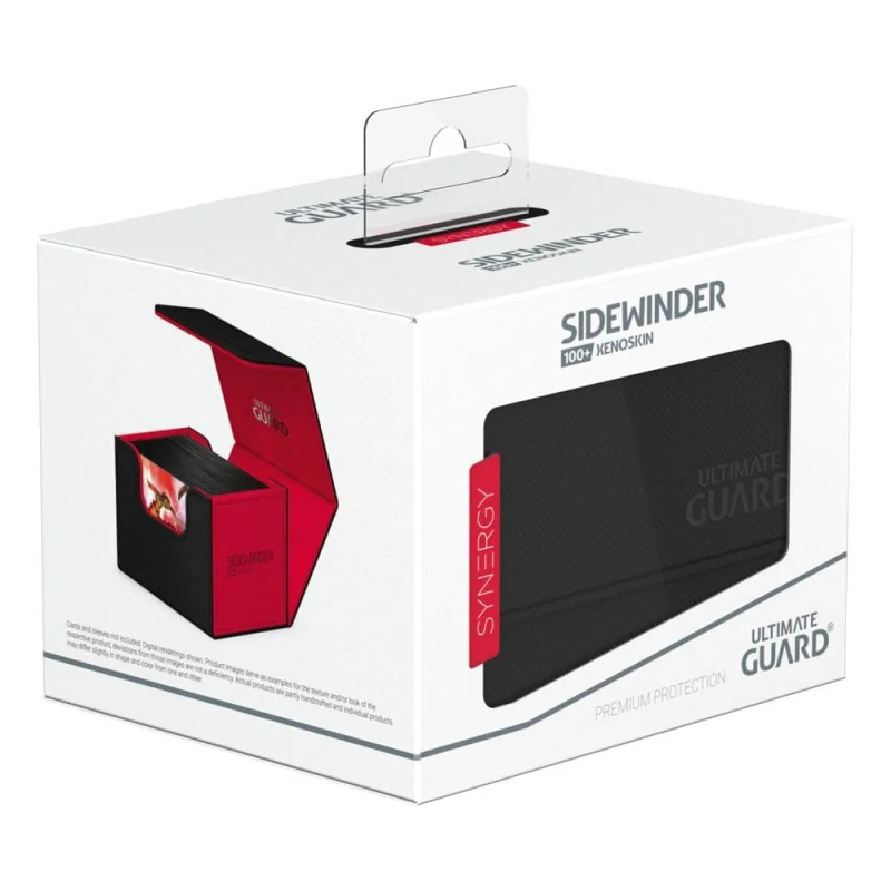 Ultimate Guard Sidewinder 100+ XenoSkin SYNERGY Noir/Rouge | 4056133023900