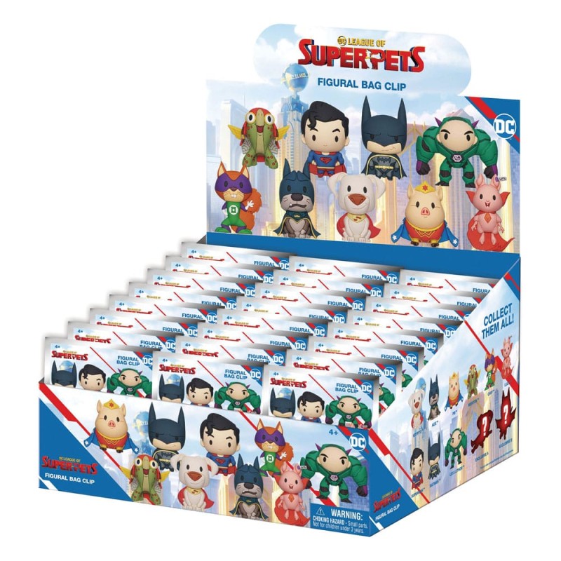 DC Super Pets Display Key Chain Backpack 3D Series 1 (24) | 0077764455650