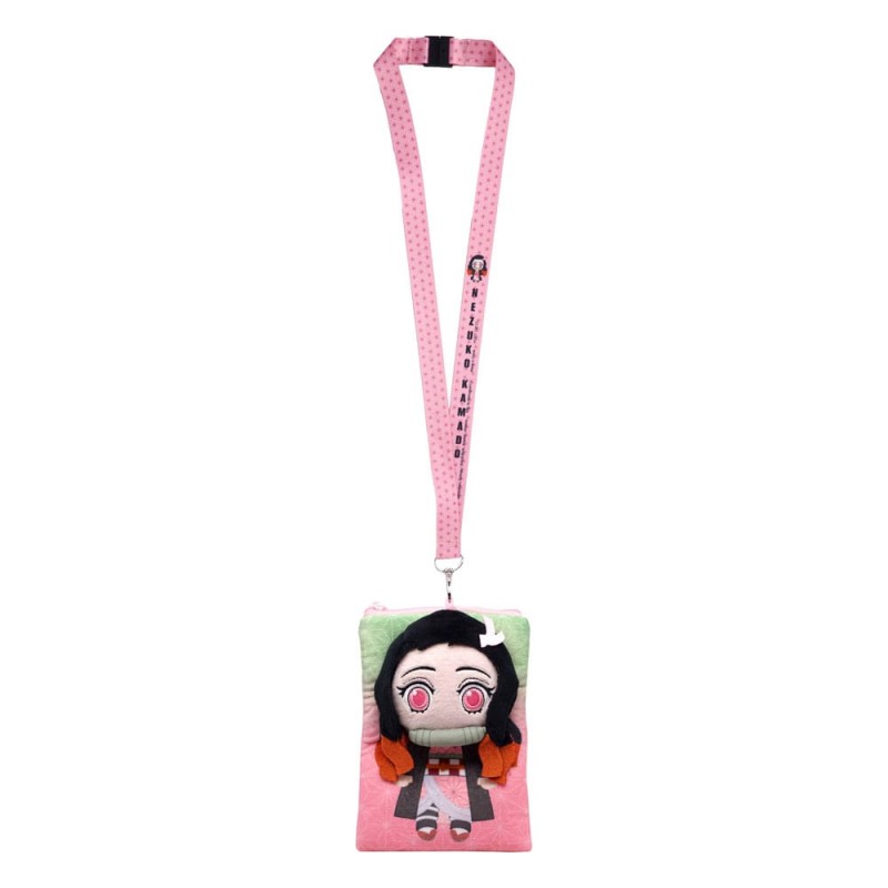 Demon Slayer: Kimetsu no Yaiba Nezuko Deluxe Wrist Strap with Card Holder Pouch | 0077764745560