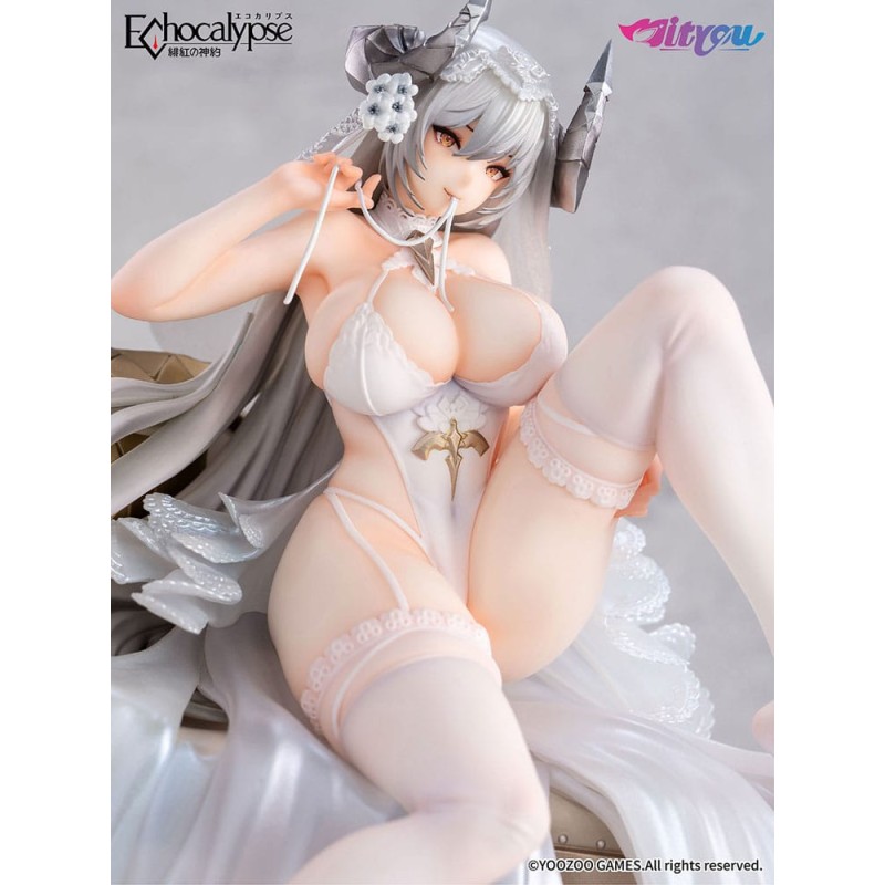 Echocalypse PVC statuette 1/7 Lilith Pure White Pledge Ver. 21 cm         | 6977029700393