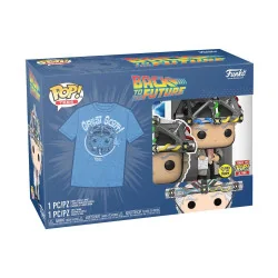Back to the Future Funko POP! & Doc with Helmet figurine and T-Shirt set | 