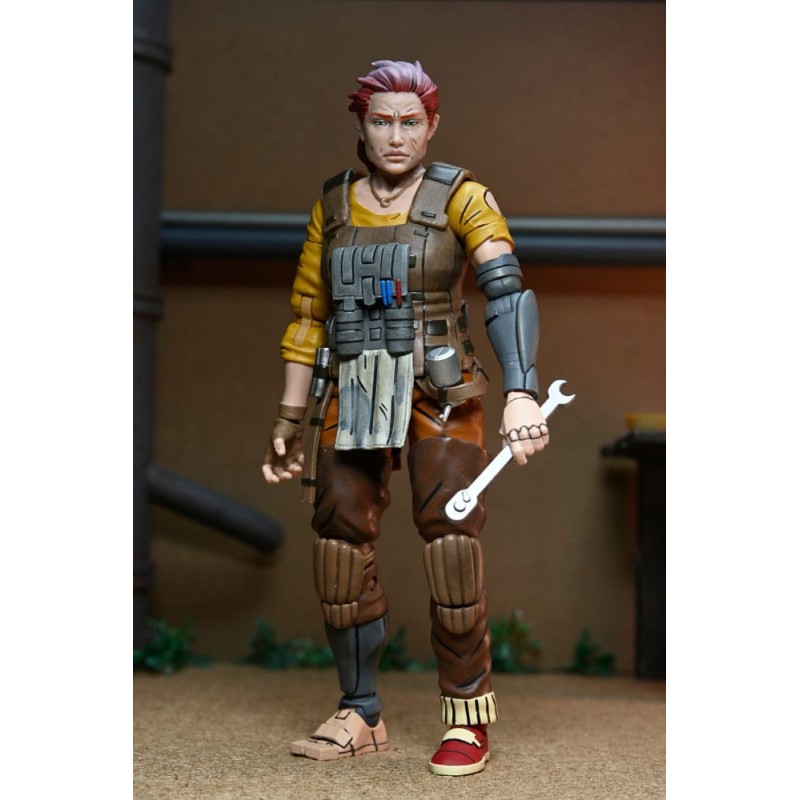Tortues Ninja (The Last Ronin The Lost Years) figurine Synja Grammy April with Baby Yi & Moja 18 cm  | 0634482544129