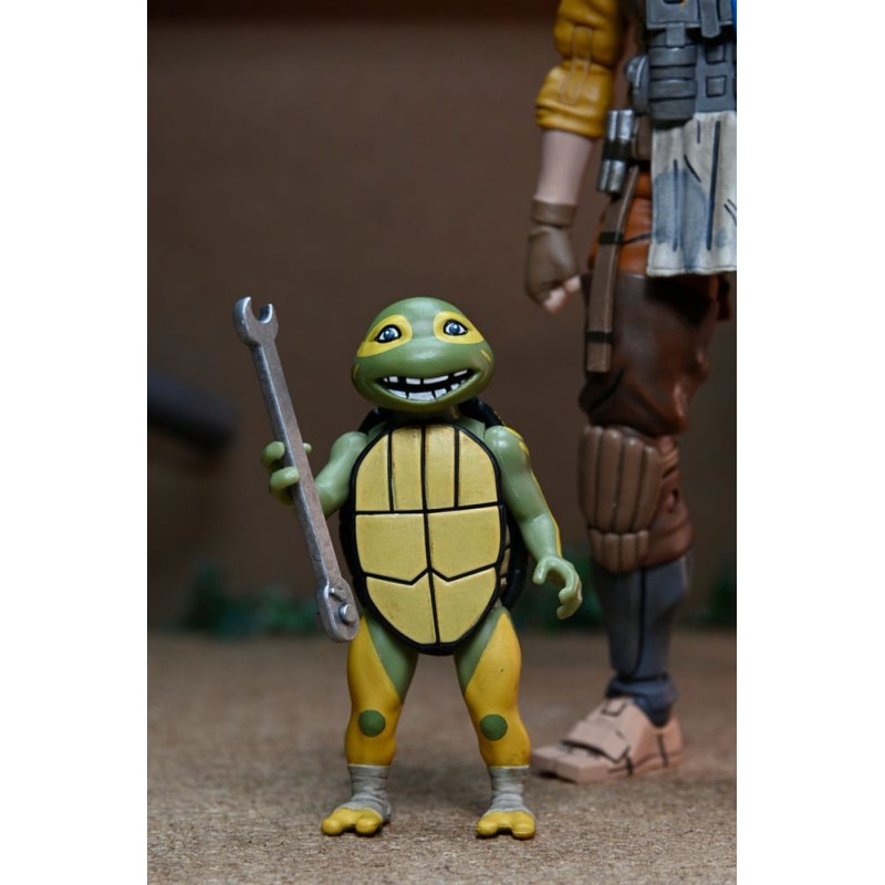 Tortues Ninja (The Last Ronin The Lost Years) figurine Synja Grammy April with Baby Yi & Moja 18 cm  | 0634482544129