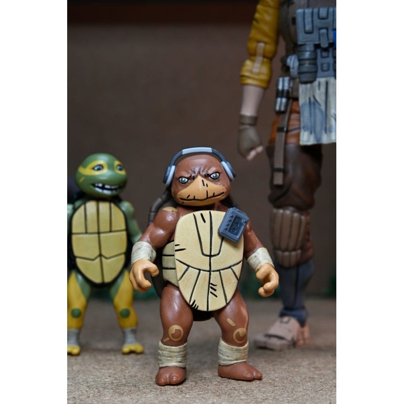 Tortues Ninja (The Last Ronin The Lost Years) figurine Synja Grammy April with Baby Yi & Moja 18 cm  | 0634482544129