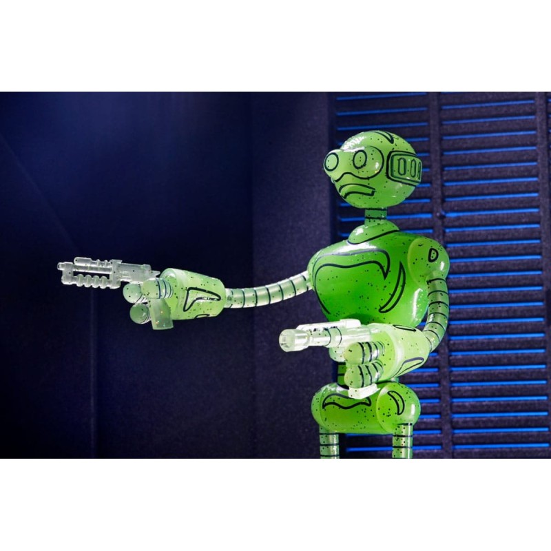 Teenage Mutant Ninja Turtles (Mirage Comics) Transmat Fugitoid GID Figure 18 cm | 0634482545447