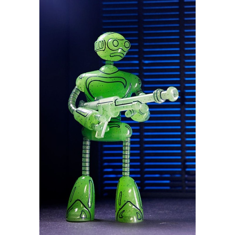 Teenage Mutant Ninja Turtles (Mirage Comics) Transmat Fugitoid GID Figure 18 cm | 0634482545447