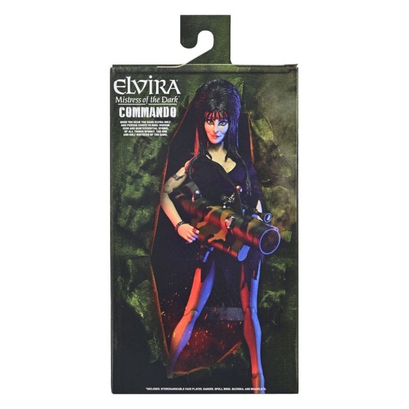 Elvira, Meesteres van de Duisternis Gekleed Commando Elvira 20 cm Figuur         | 0634482560785