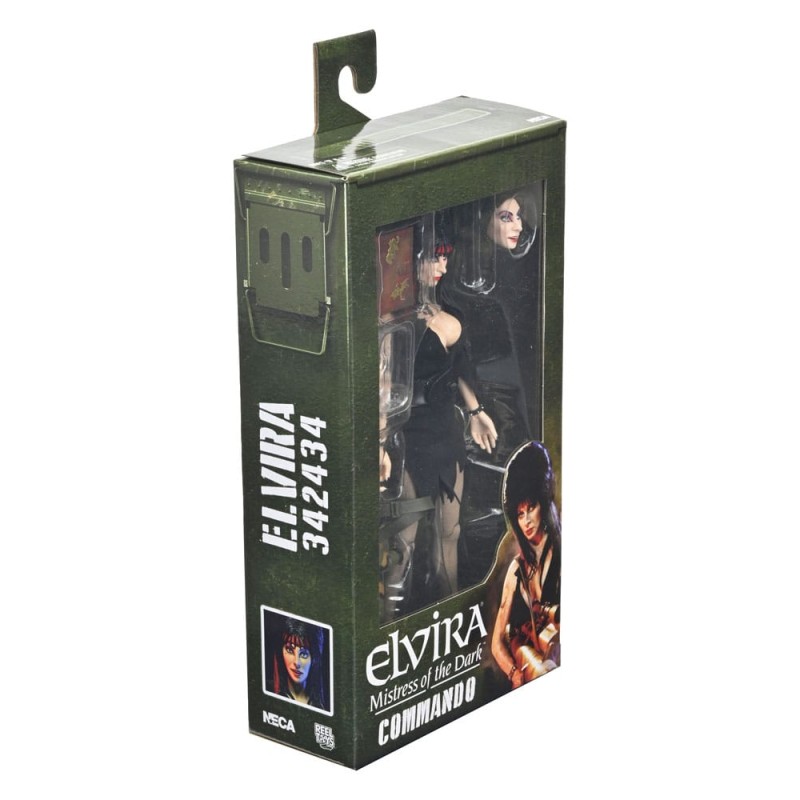Elvira, Meesteres van de Duisternis Gekleed Commando Elvira 20 cm Figuur         | 0634482560785