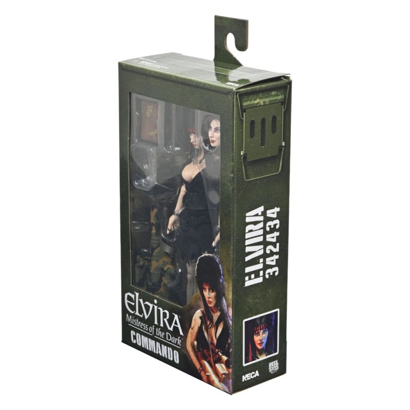 Elvira, Meesteres van de Duisternis Gekleed Commando Elvira 20 cm Figuur         | 0634482560785
