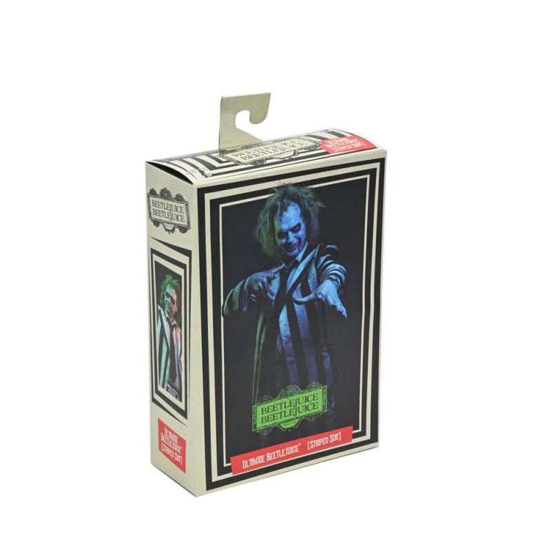 Beetlejuice Beetlejuice figurine 7 Scale Ultimate Striped Suit Beetlejuice 18 cm | 0634482573044