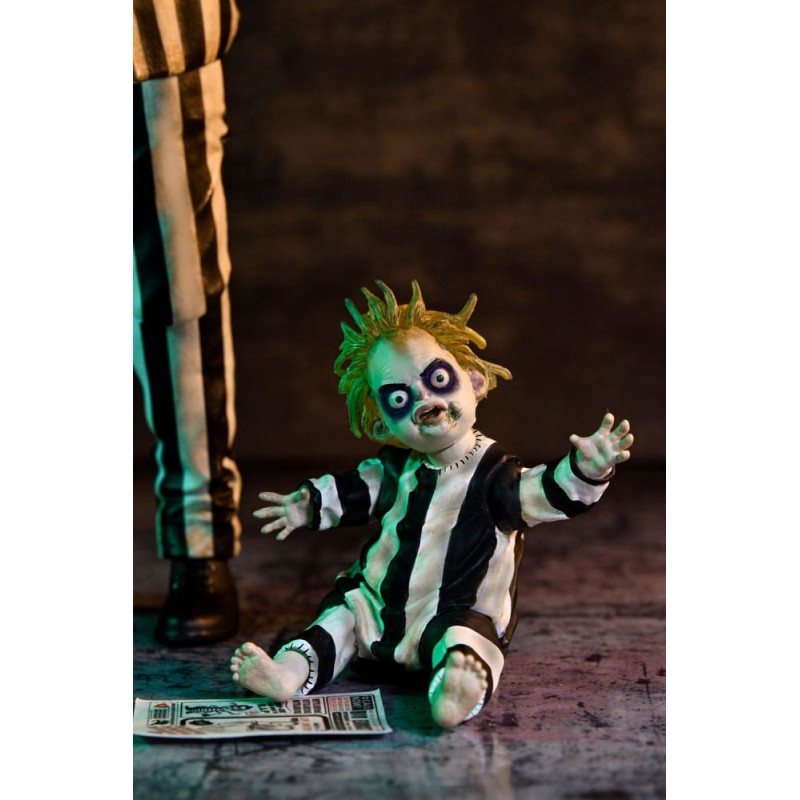Beetlejuice Beetlejuice figurine 7 Scale Ultimate Striped Suit Beetlejuice 18 cm | 0634482573044