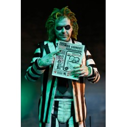 Beetlejuice Beetlejuice figurine 7 Scale Ultimate Striped Suit Beetlejuice 18 cm | 0634482573044