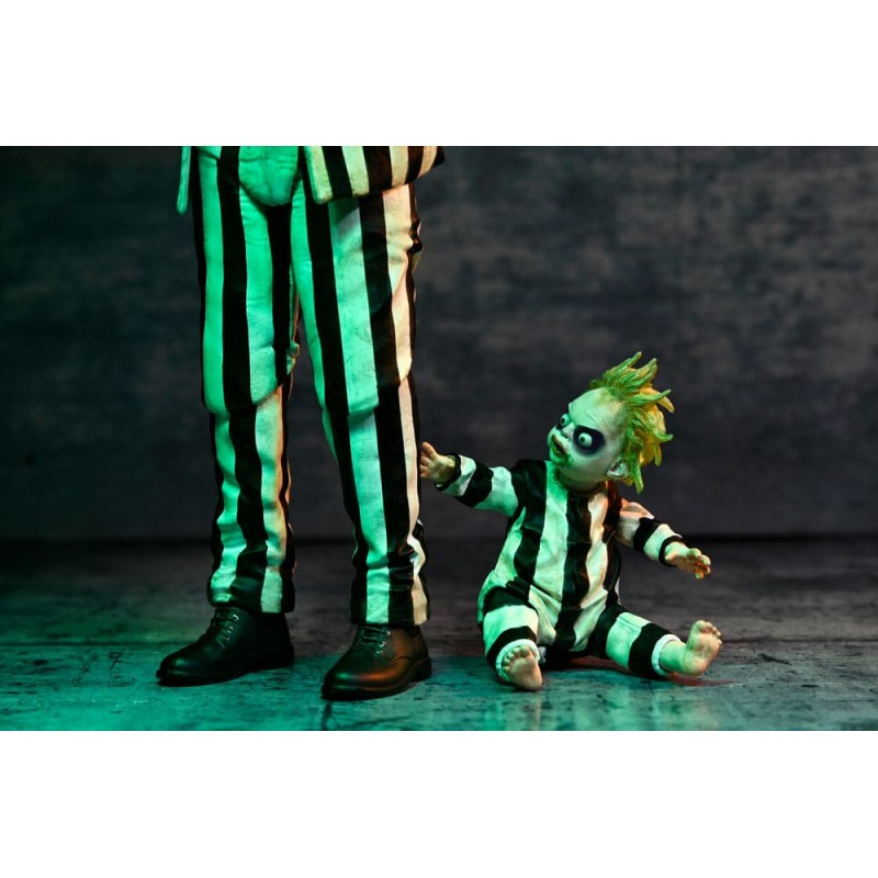 Beetlejuice Beetlejuice figurine 7 Scale Ultimate Striped Suit Beetlejuice 18 cm | 0634482573044