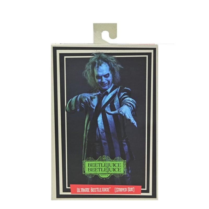 Beetlejuice Beetlejuice figurine 7 Scale Ultimate Striped Suit Beetlejuice 18 cm | 0634482573044