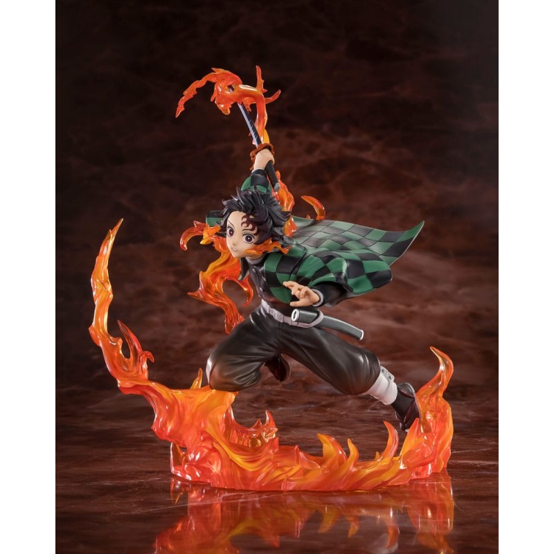 Demon Slayer: Kimetsu no Yaiba PVC beeldje FiguartsZERO Kamado Tanjiro (Kyojuro Rengoku's Sword Guard Ver.) 19 cm | 4573102676016