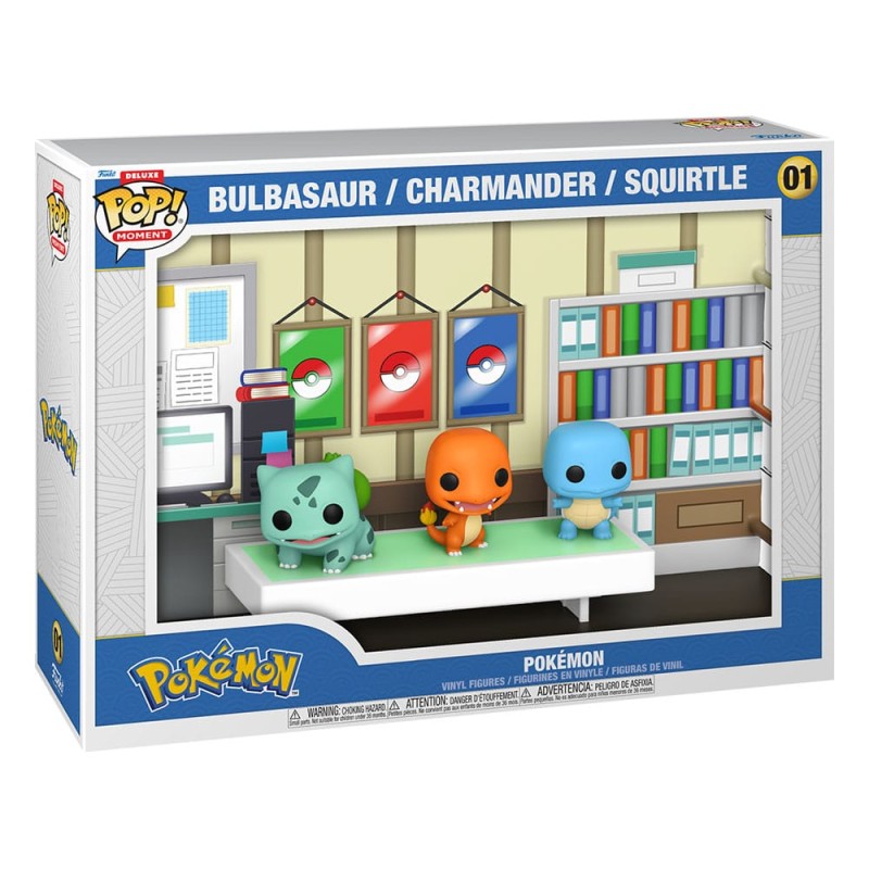 Pokemon POP Moments Deluxe Vinyl Action Figures Pokemon - Starters | 0889698732543