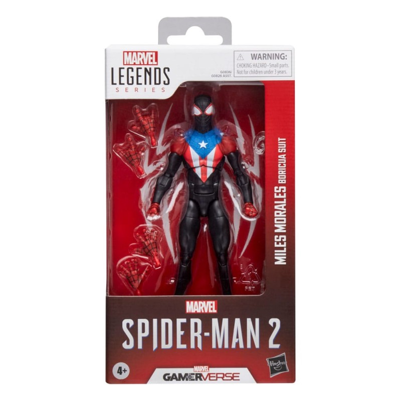 Spider-Man 2 Marvel Legends Gamerverse figuur Miles Morales (Boricua Pak) 15 cm | 5010996300515