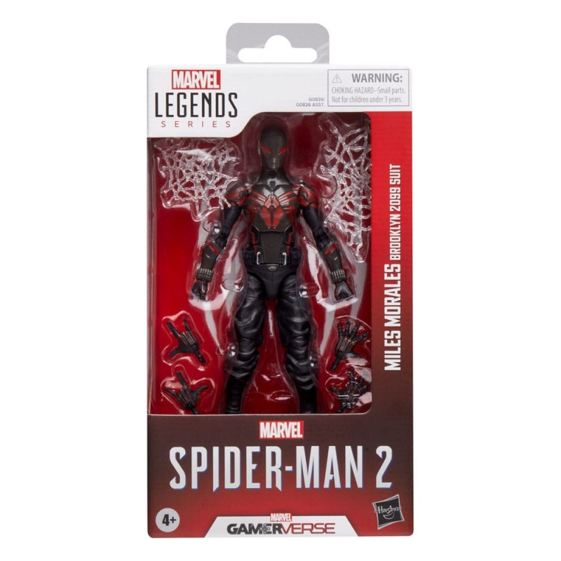 Spider-Man 2 Marvel Legends Gamerverse Miles Morales Figure (Brooklyn 2099 Suit) 15 cm | 5010996300546