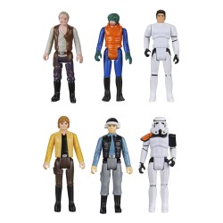 Star Wars Episode IV Retro Collection pack 6 figures 10 cm