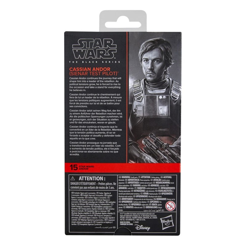 Star Wars: Andor Black Series figure Cassian Andor (Sienar Test Pilot) figure 15 cm | 5010996298096