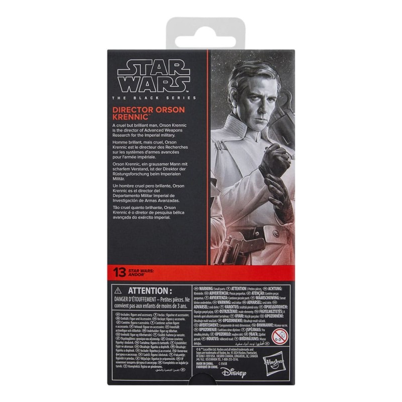 Star Wars: Andor Black Series Director Orson Krennic figure 15 cm | 5010996307743