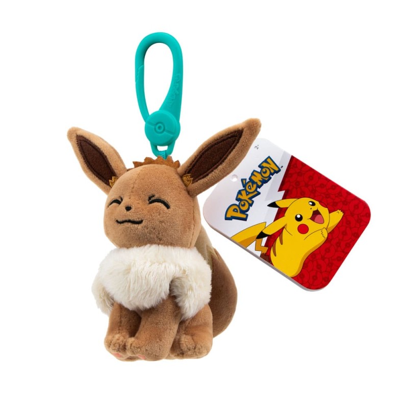 Pokémon Assorted Soft Toys & Key Ring Clip On 10 cm (6) | 5710948461409