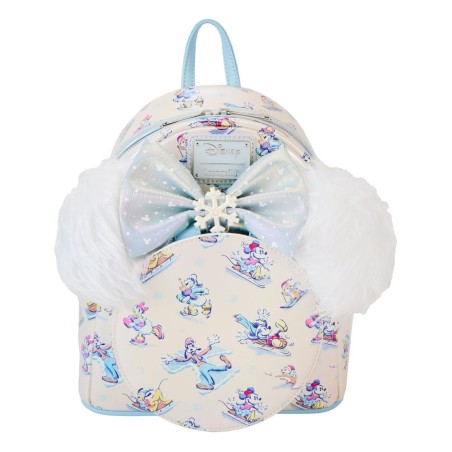 Disney by Loungefly set sac à dos et serre-tête Mickey & Friends 100th Anniversary AOP | 0671803526815