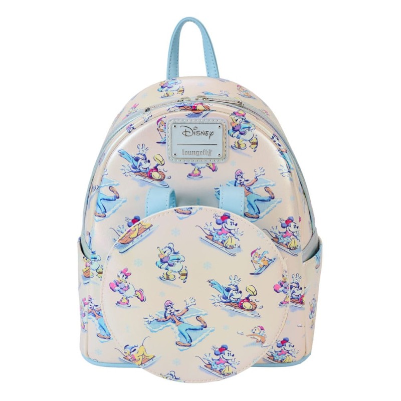 Disney by Loungefly Mickey & Friends 100th Anniversary AOP Backpack & Headband Set | 0671803526815