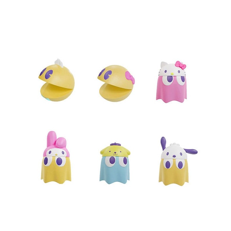 Pac-Man x Sanrio Characters Chibicollect Series assortiment trading figures 3 cm Vol. 1 (6) | 4535123839719