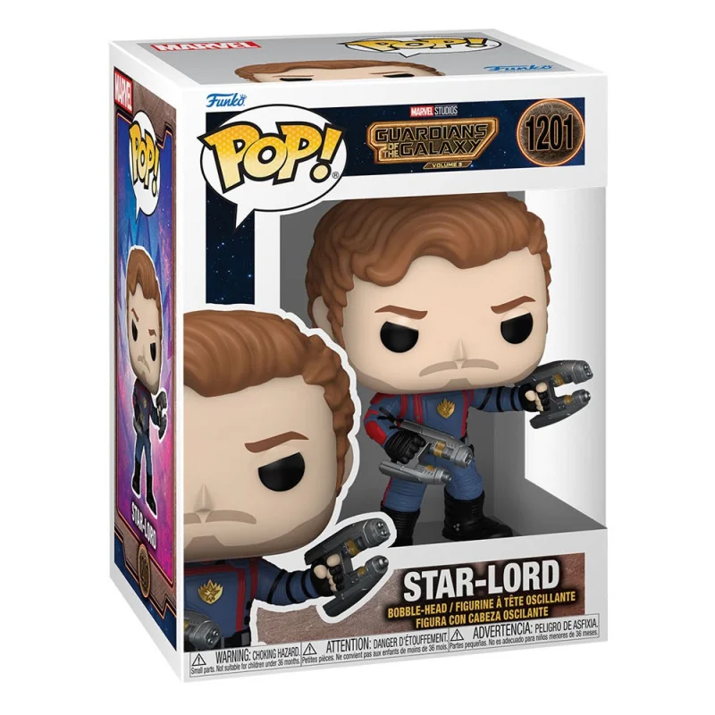 Marvel Les Gardiens de la Galaxie Vol. 3 Figurine Funko POP! Movie Vinyl Star-Lord 9 cm