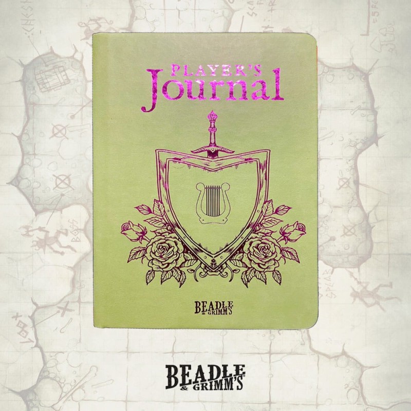 A5 Player's Journal Sage Green Shield Notebook | 9781955133104