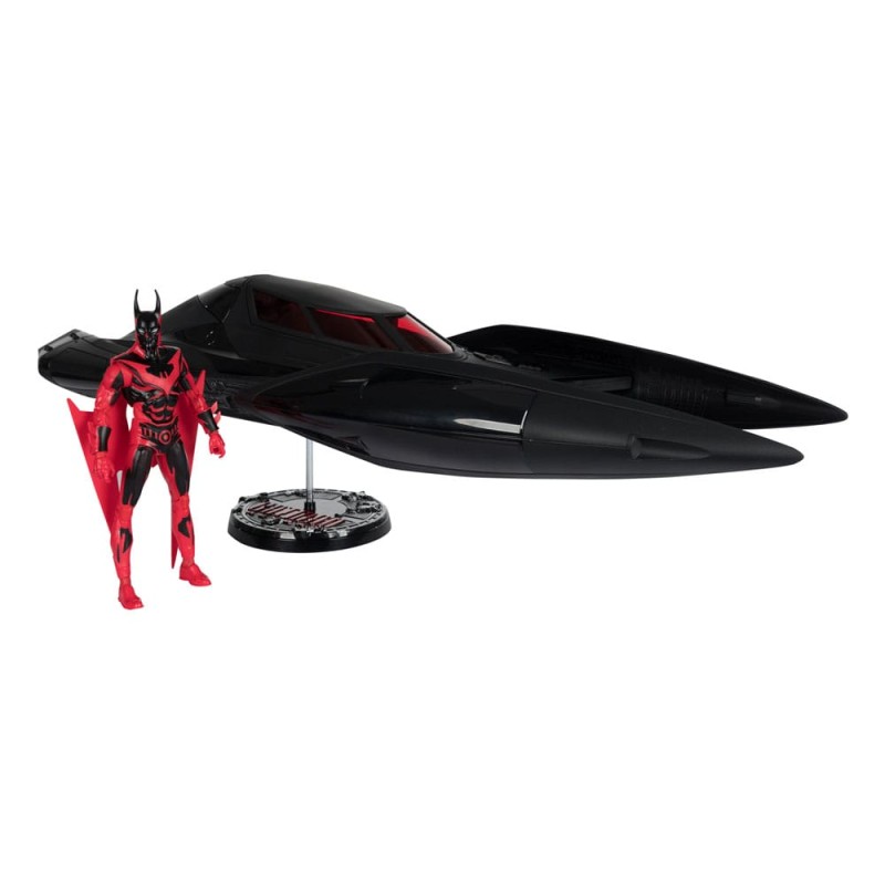 Batman Beyond DC Multiversum Figuur met Batman & Het Batmobile Voertuig (Gouden Label) 53 cm | 0787926159585