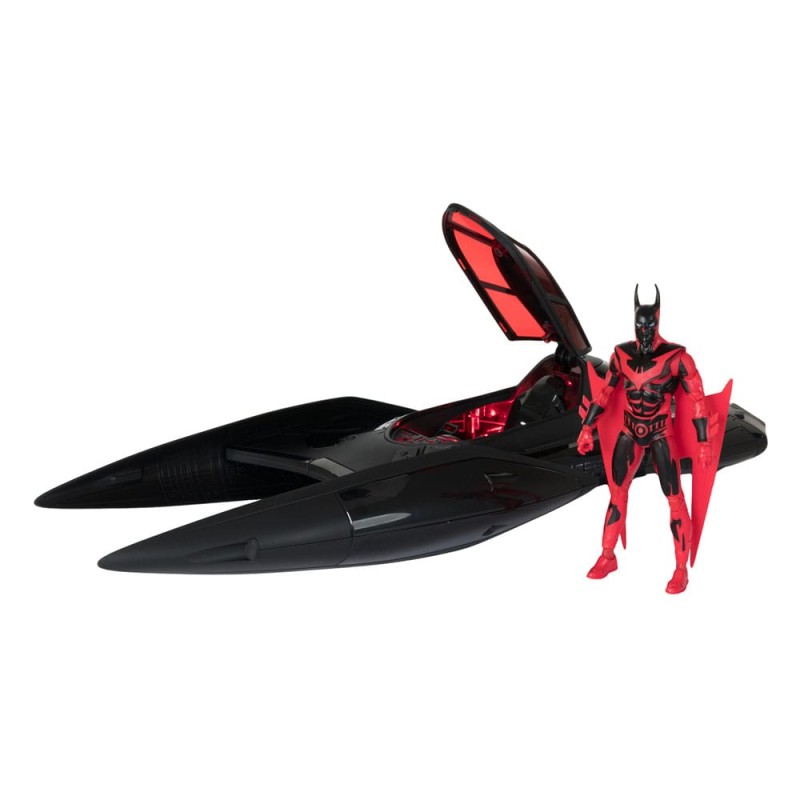 Batman Beyond DC Multiverse figurine avec véhicule Batman & The Batmobile (Gold Label) 53 cm | 0787926159585