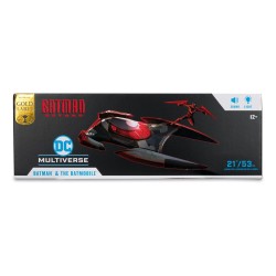 Batman Beyond DC Multiversum Figuur met Batman & Het Batmobile Voertuig (Gouden Label) 53 cm | 0787926159585