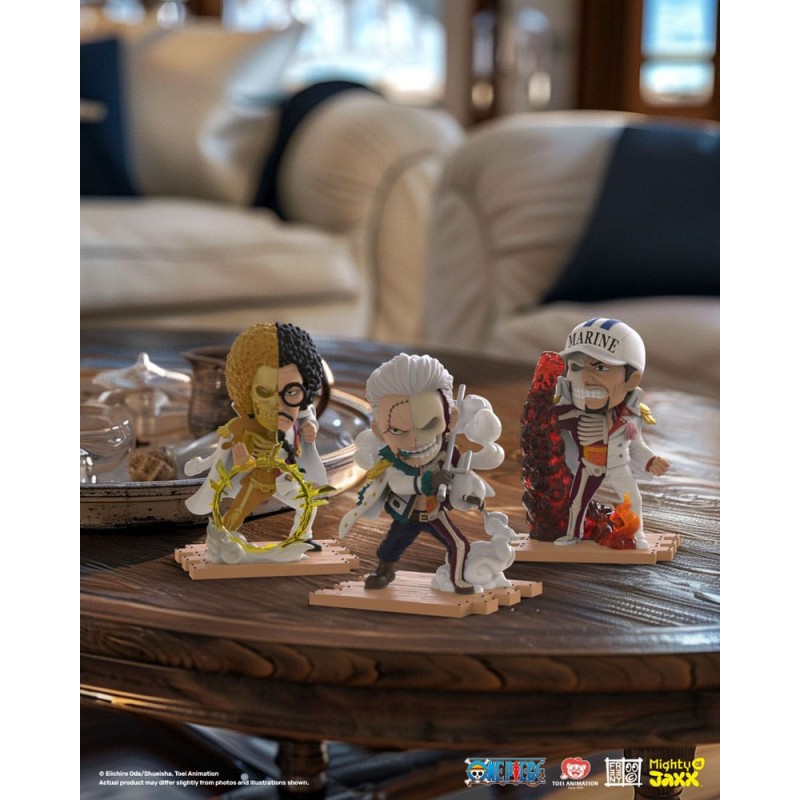 One Piece Freeny's Hidden Dissectables Marines Edition 4 inch Vinyl Figuur Blind Box Display (6) | 0658215278853