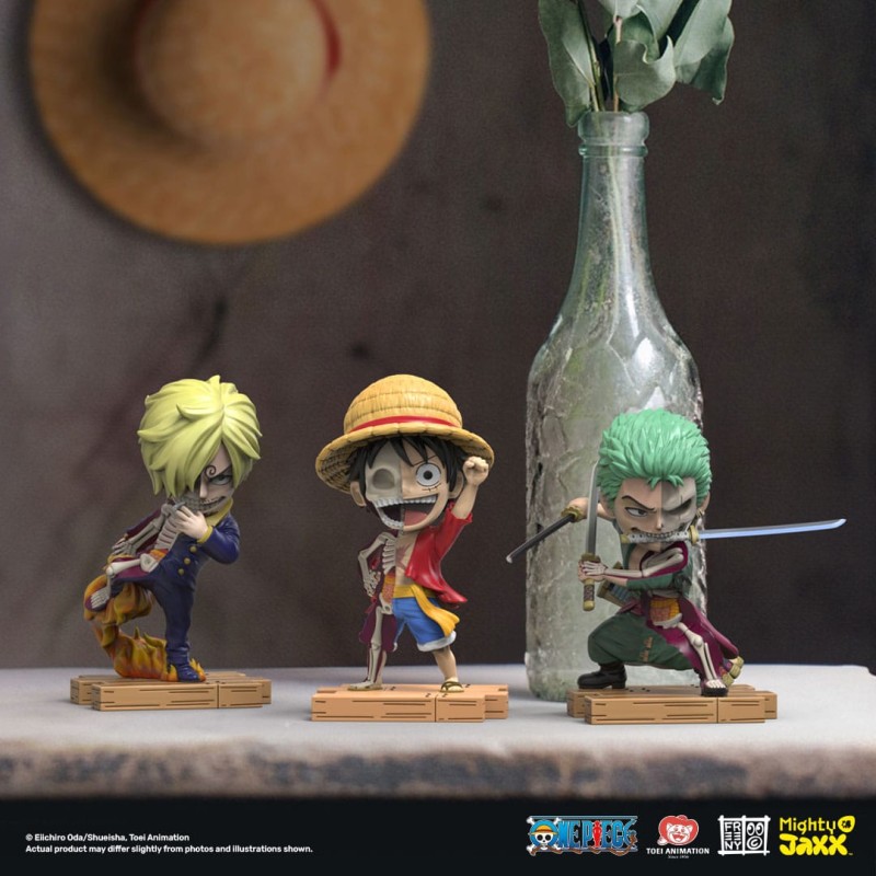 One Piece Freeny's Hidden Dissectables Vinyl Figure Luffy, Zoro and Sanji 10 cm | 0658215278846